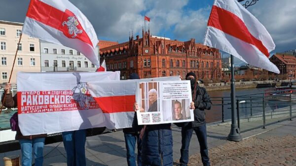 “Усе беларускія палітвязні будуць вызваленыя”.Сёння ў цэнтры Быдгашчы (Польшча) прайшоў пікет у падт…