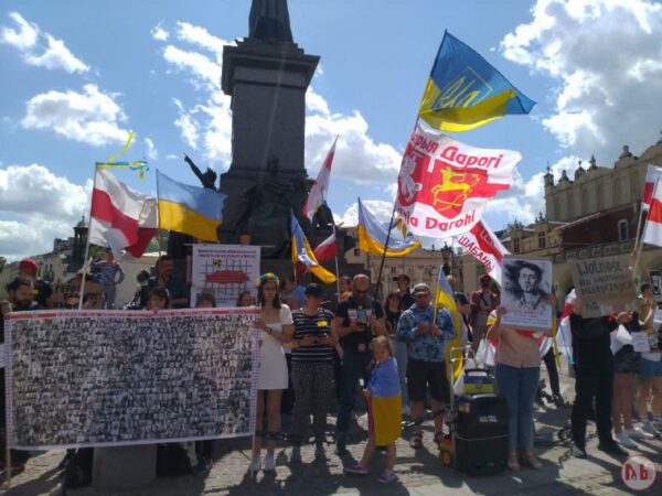 21 траўня ў Кракаве адбылася акцыя ў падтрымку палітвязней. Акрамя беларусаў акцыю падтрымалі ўкраін…