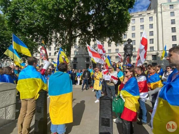 29.05.2022 Лондон Акция в поддержку УкраиныМы не должны позволить войне в Украине стать привычным де…